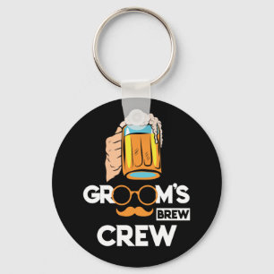 Llavero Partido de solteros de Groom Brew Crew Groomman