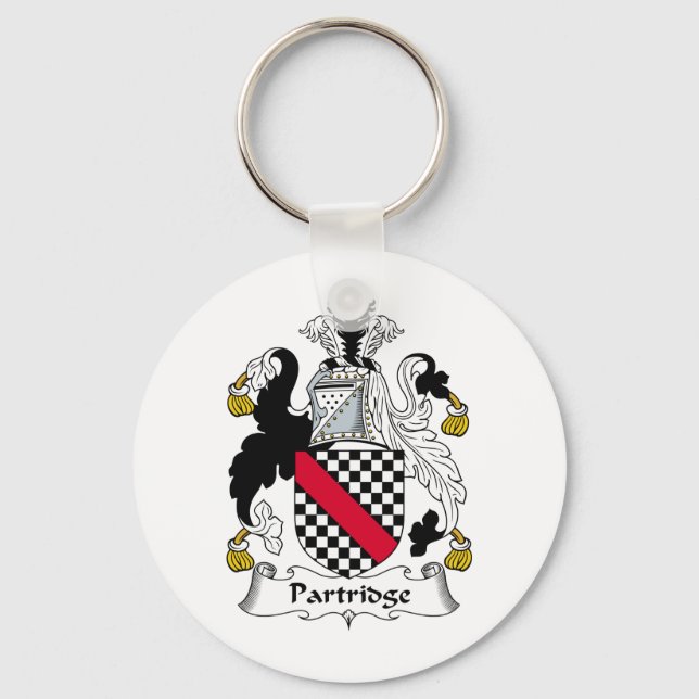 Llavero Partridge Family Crest (Anverso)
