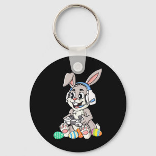 Llavero Pascua Bunny Gamer Fun Eggs Jugando Niños Niños Ki