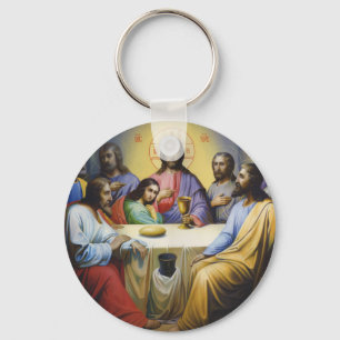 Llavero Pascua de vidrio de almohadilla de ratón Jesús
