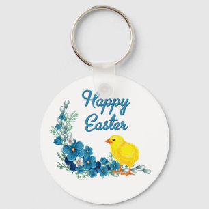 Llavero Pascua feliz con un niño pequeño