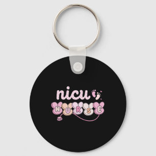 Llavero Pascua Nicu Enfermera Retro Conejo Neonatal Intens