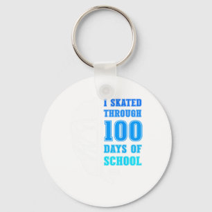 Llavero Pasé 100 Días De Colegio Patinando Chico Hockey So