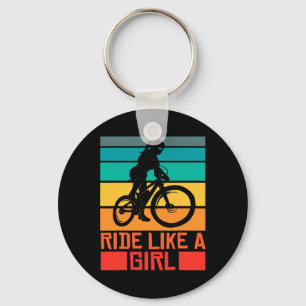 Llavero Paseo en bicicleta de montaña como una chica Mtb M