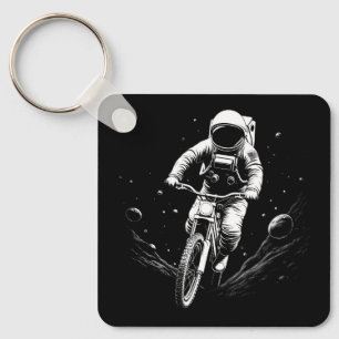 Llavero Paseo en bicicleta del astronauta cósmico Aventura
