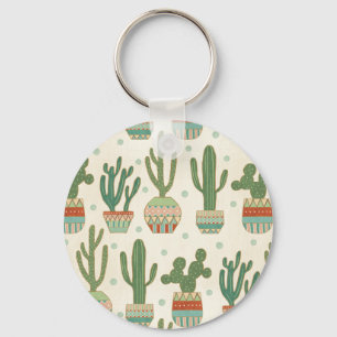 Llavero Paso del suroeste de Geo   Patrón de cactus