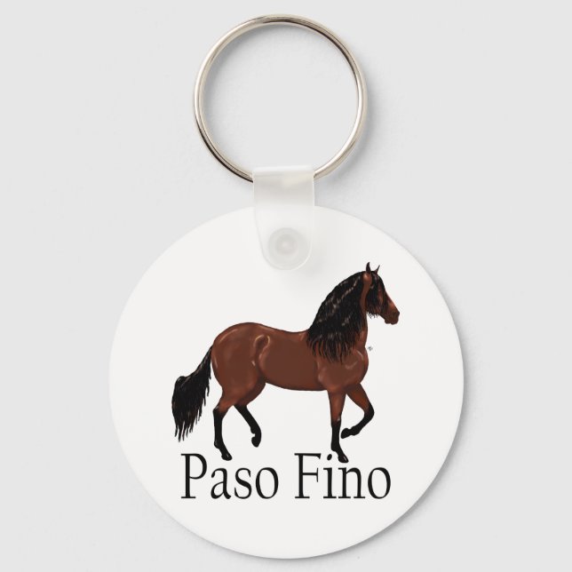 Llavero Paso Fino Bay "Paso Fino" (Anverso)