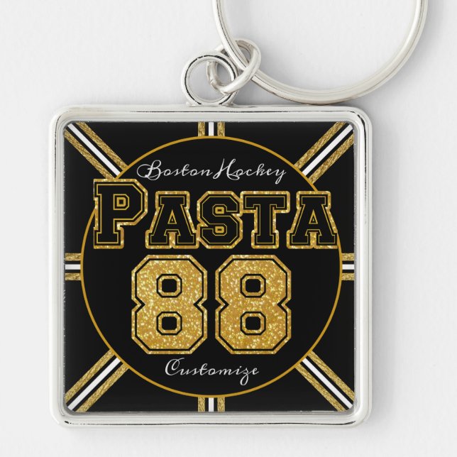 Llavero Pasta de hockey 88 de Boston (Frente)