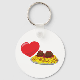 Llavero ¡Pastas del amor!  Personalizable: