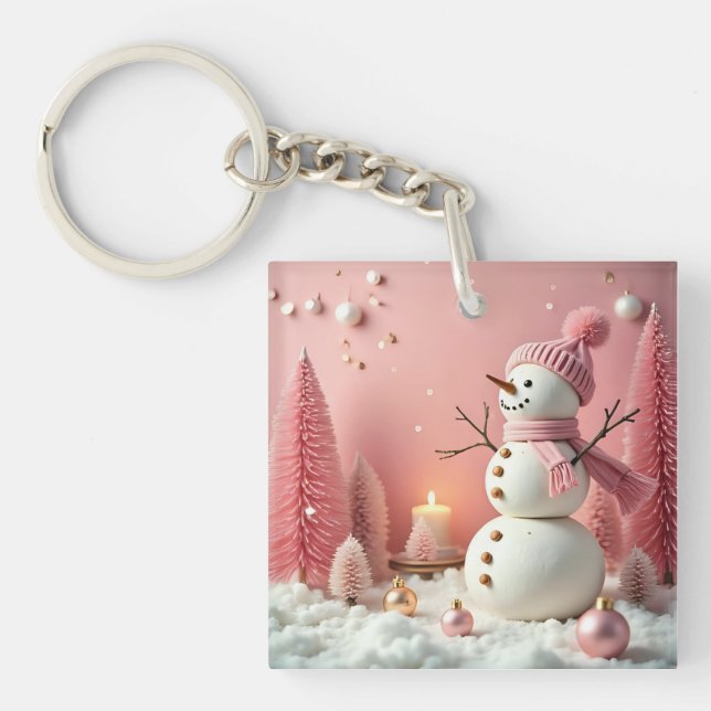 Llavero Pastel Christmas - Acrylic Keychain (Frente)