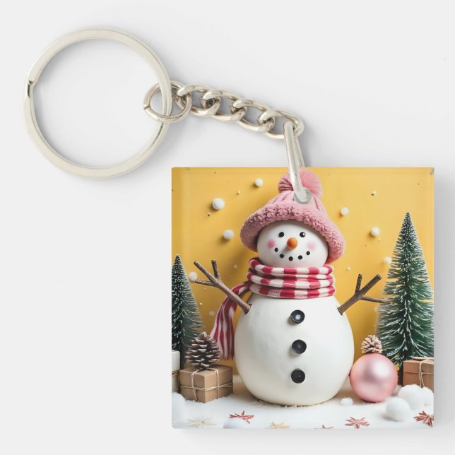 Llavero Pastel Christmas - Acrylic Keychain (Frente)