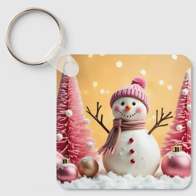 Llavero Pastel Christmas - Aluminum Keychain (Anverso)