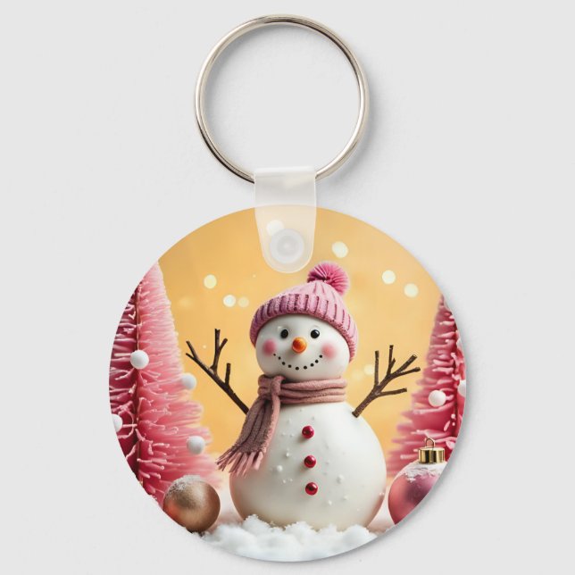 Llavero Pastel Christmas, Aluminum Keychain (Anverso)