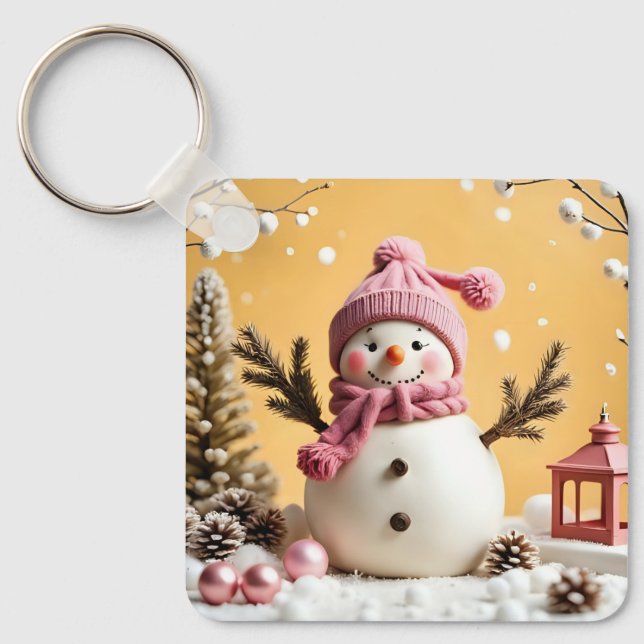 Llavero Pastel Christmas - Aluminum Keychain  (Anverso)
