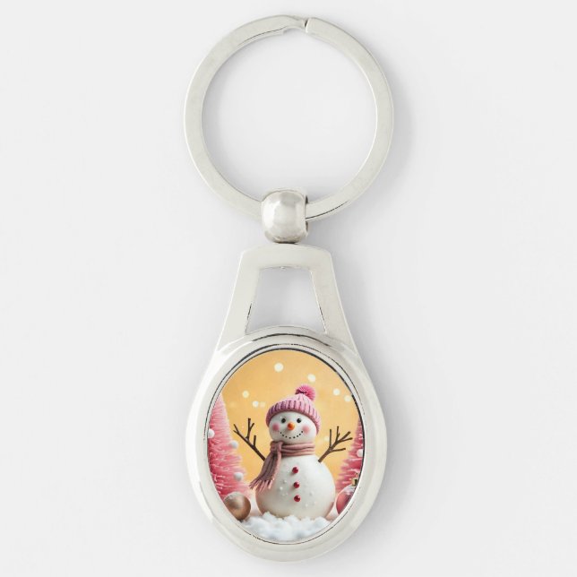 Llavero Pastel Christmas - Metal Keychain (Anverso)