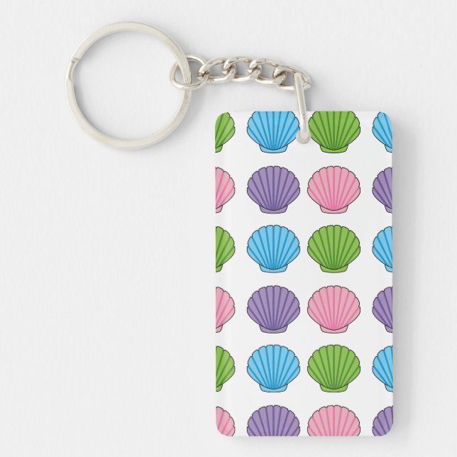 Llavero Pastel Colorful Seashell Pack (Frente)