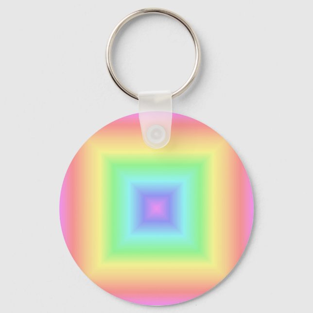 Llavero pastel de arcoiris (Anverso)