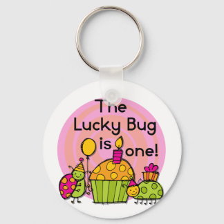 Llavero Pastel de bug de suerte camisetas de cumpleaños y 