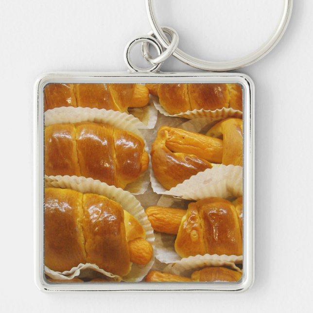 Llavero Pastel de Perro caliente... Comida de postre asiát (Frente)