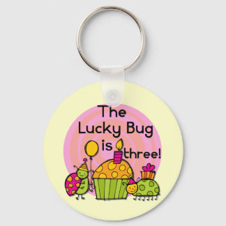 Llavero Pastel de torta de bug con suerte camisetas de cum