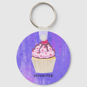 Llavero Pastel dulce con frambuesa en el Personalizado sup