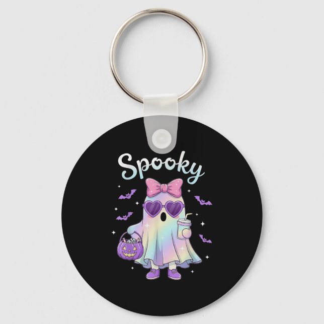 Llavero Pastel Galaxy Soky Ghost Halloween Niños Ghost Coq (Anverso)