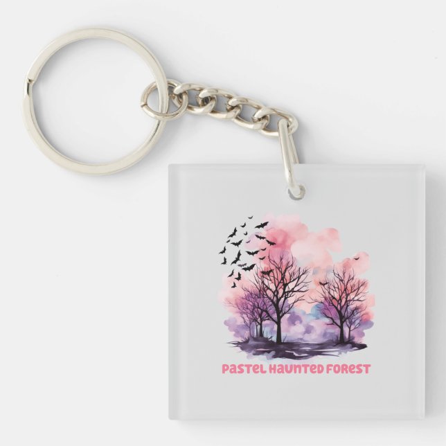 Llavero Pastel Haunted Forest (Frente)