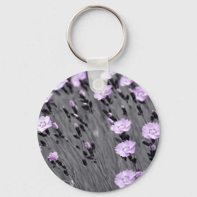 Llavero Pastel Lilac Wildflowers (Anverso)