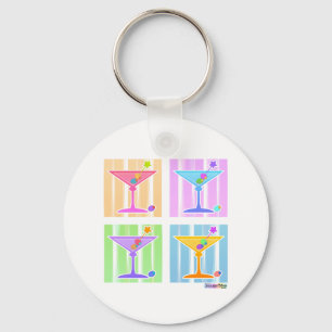 LLAVERO PASTEL POP ART MARTINIS