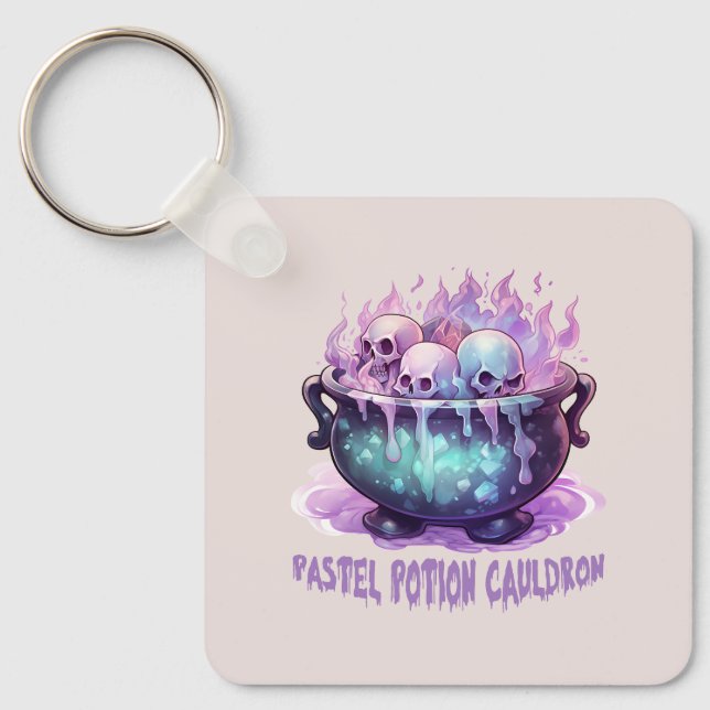Llavero Pastel Potion Cauldron (Anverso)
