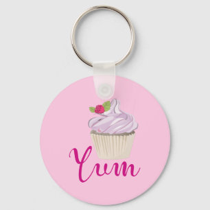 Llavero ¡Pastel rosa de ensueño con Raspberry Yum!