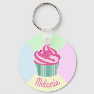 Llavero Pastel rosa y pastel personalizado