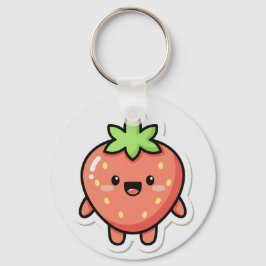 Llavero Pastel Strawberry Aesthetic Sticker – Cute Fruit I