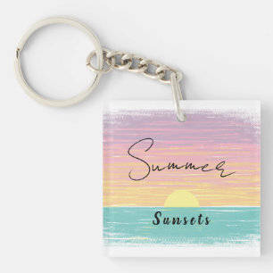 Llavero Pastel Summer Sunset