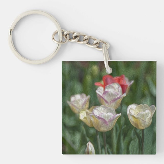 Llavero Pastel Tulips (Frente)
