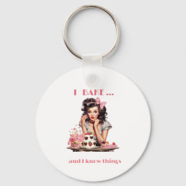 Llavero Pasteles y pastelería Chica de Pin-Up