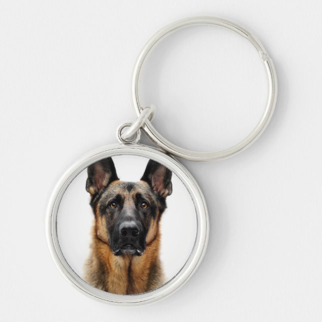 Llavero Pastor alemán sentado (Frente)