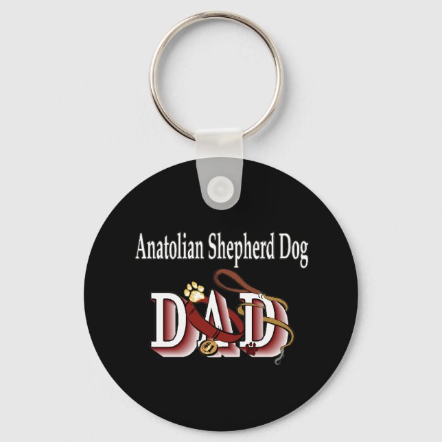 Llavero pastor anatoliano dad Keychain (Anverso)
