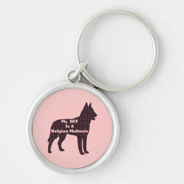 Llavero Pastor Belga Malinois BFF (Frente)