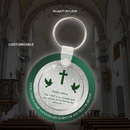 Llavero Pastor de regalo de la Iglesia personalizado de la