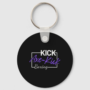 Llavero Patada de hacha de kickboxing
