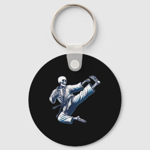 Llavero Patada de karate esqueleto Artes marciales Kickbox