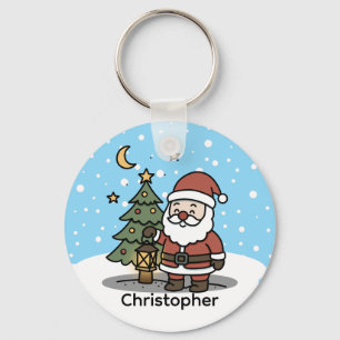 Llavero Patata de Navidad Bonita Personalizada