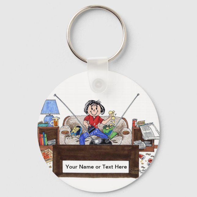 Llavero Patata de sofá - Mujer (Anverso)