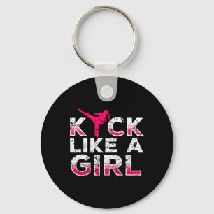 Llavero Pateo Como Una Chica-karate Kickboxing Chicas