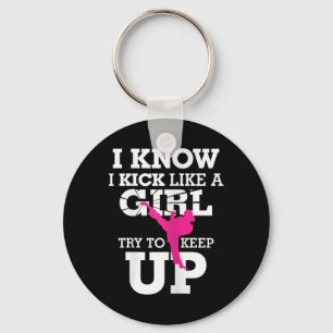 Llavero Pateo Como Una Chica-kickboxing Chick S
