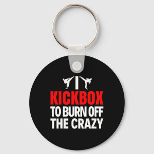 Llavero Pateo kickboxing para quemar lo loco divertido cam