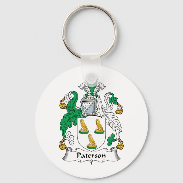 Llavero Paterson Family Crest (Anverso)