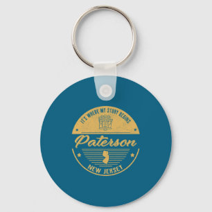 Llavero Paterson Nueva Jersey Es Donde Comienza Mi Histori