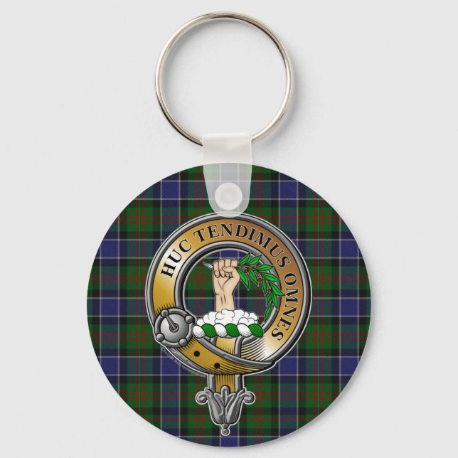 Llavero Paterson Tartan & Badge (Anverso)